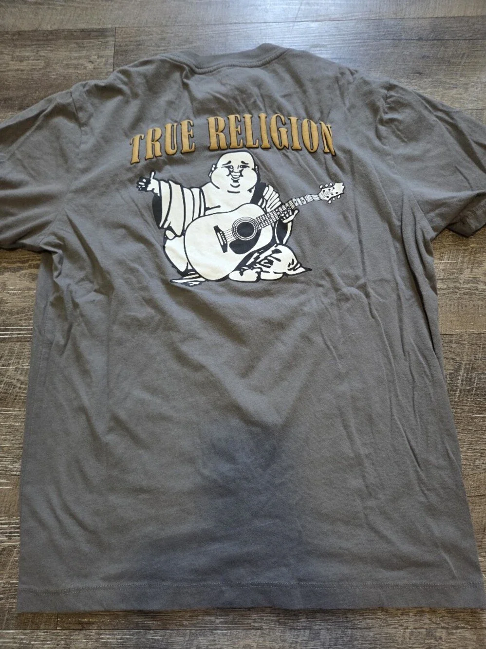 Men's True Religion Gray Short Sleeve T‑Shirt